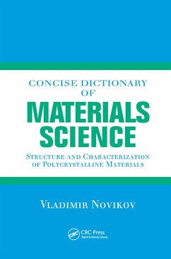 Concise Dictionary of Materials Science - Novikov, Vladimir