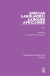 African Languages/Langues Africaines - Bild 1