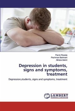 Depression in students, signs and symptoms, treatment