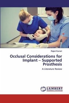 Occlusal Considerations for Implant ¿ Supported Prosthesis