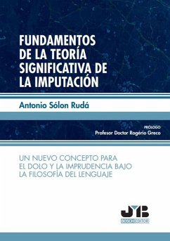 Fundamentos de la teoría significativa de la imputación (eBook, PDF) - Sólon Rudá, Antonio