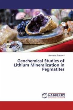 Geochemical Studies of Lithium Mineralization in Pegmatites