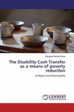 The Disability Cash Transfer as a means of poverty reduction - Khoza, Siphelele Rachel