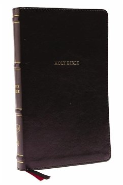 Nkjv, Thinline Bible, Leathersoft, Black, Thumb Indexed, Red Letter Edition, Comfort Print - Thomas Nelson