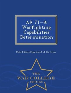 AR 71-9: Warfighting Capabilities Determination - War College Series