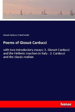 Poems of Giosuè Carducci - Carducci, Giosuè;Sewall, Frank