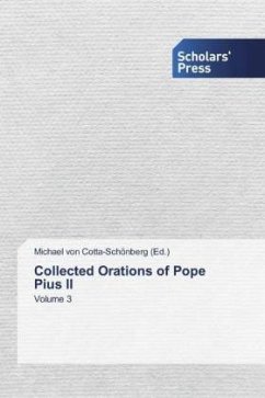 Collected Orations of Pope Pius II