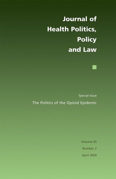 The Politics of the Opioid Epidemic The Politics of the Opioid Epidemic
