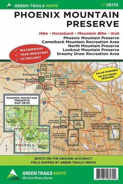 Phoenix Mountain Preserve, AZ No. 2813s - Maps, Green Trails