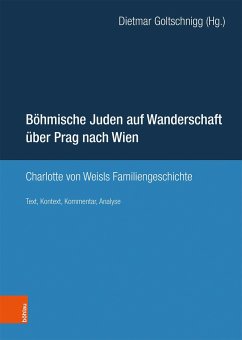 Böhmische Juden auf Wanderschaft über Prag nach Wien