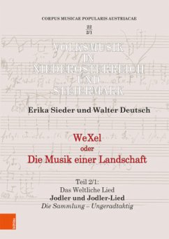 WeXel oder Die Musik einer Landschaft - Sieder, Erika;Deutsch, Walter