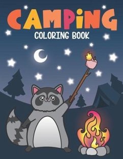 Camping Coloring Book: Of Cute Forest Wildlife Animals and Funny Camp Quotes - A S'mores Camp Coloring Outdoor Activity Book for Happy Camper - Spectrum, Nyx