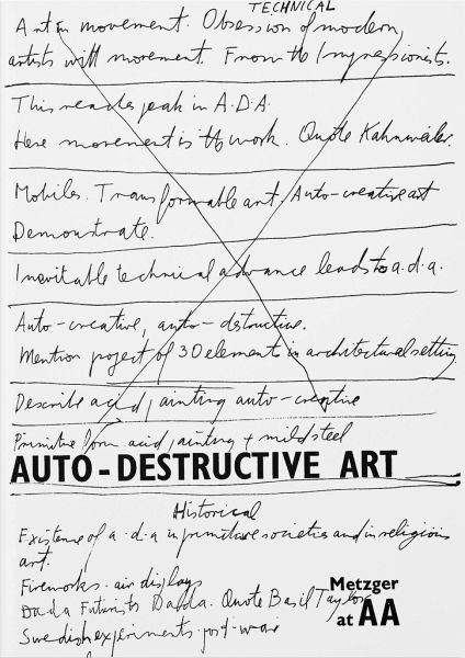 Auto-Destructive Art Auto-Destructive Art