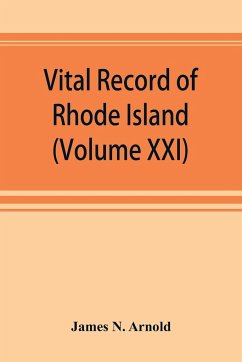 Vital record of Rhode Island - N. Arnold, James