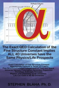 The Exact QED Calculation of the Fine Structure Constant Implies ALL 4D Universes have the Same Physics/Life Prospects - Blaha, Stephen