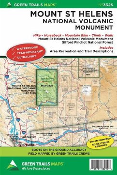 Mount St. Helens National Volcanic Monument No. 332s - Maps, Green Trails