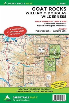 Goat Rocks, William O. Douglass Wilderness No.303s - Maps, Green Trails