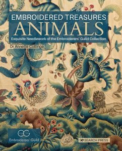 Cover Embroidered Treasures: Animals