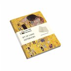 Gustav Klimt Set of 3 Mini Notebooks