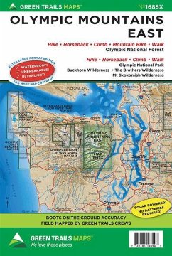 Olympic Mountains East, Wa No. 168sx - Maps, Green Trails