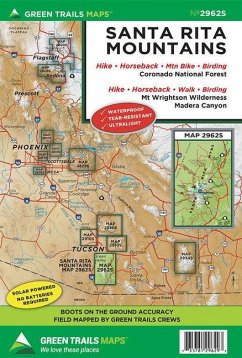 Santa Rita Mountains, AZ No. 2962s - Maps, Green Trails