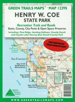 Henry W. Coe State Park, CA No. 1229s - Maps, Green Trails
