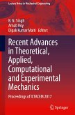 Recent Advances in Theoretical, Applied, Computational and Experimental Mechanics: Proceedings of Ictacem 2017