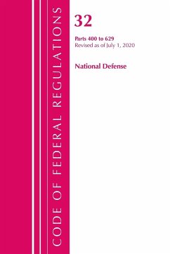 Code of Federal Regulations, Title 32 National Defense 400-629, Revised as of July 1, 2020 - Office Of The Federal Register (U. S.