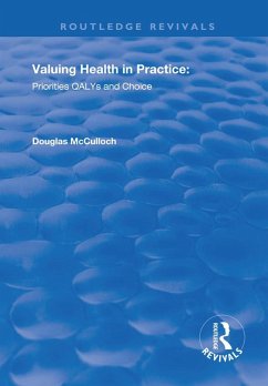 Cover Valuing Health in Practice (eBook, PDF)