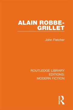 Alain Robbe-Grillet (eBook, ePUB) - Fletcher, John