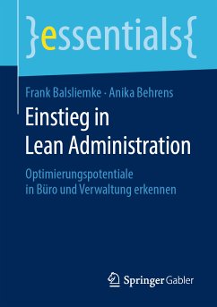 Einstieg in Lean Administration (eBook, PDF) - Balsliemke, Frank; Behrens, Anika