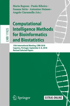 Computational Intelligence Methods for Bioinformatics and Biostatistics