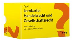 Lernkartei Handelsrecht und Gesellschaftsrecht - Oppel, Florian