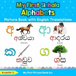 My First Sinhala Alphabets Picture Book with English Translations - S, Avanthi