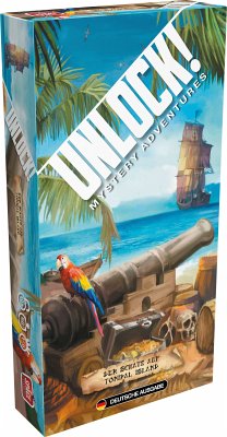 Asmodee SCOD0035 - Unlock! Mystery Adventures-Der Schatz auf Tonipal Island, Strategiespiel, Reisespiel