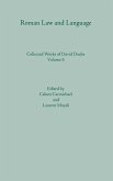 Roman Law and Language Roman Law and Language