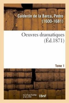 Cover Oeuvres Dramatiques. Tome 1