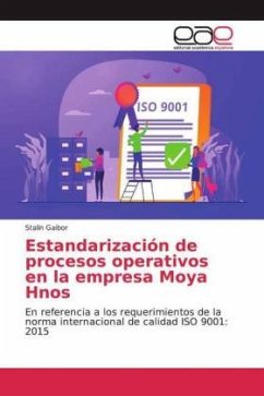 Estandarización de procesos operativos en la empresa Moya Hnos - Gaibor, Stalin