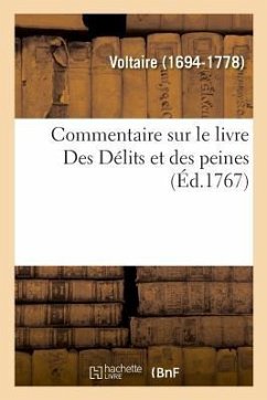 Cover Commentaire Sur Le Livre Des Délits Et Des Peines