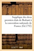 Supplique Des Deux Premiers États de Brabant À La Convention Nationale de France