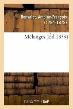 Mélanges - Bonvalot, Antoine-François