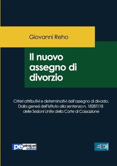 Il nuovo assegno di divorzio - Reho, Giovanni