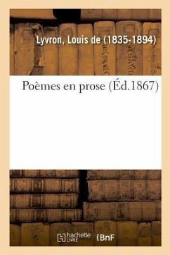 Poèmes En Prose - de Lyvron, Louis