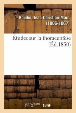 Études Sur La Thoracentèse - Boudin, Jean-Christian-Marc