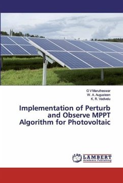 Implementation of Perturb and Observe MPPT Algorithm for Photovoltaic