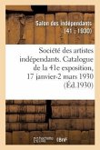 Société Des Artistes Indépendants, Catalogue de la 41e Exposition
