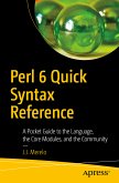 Perl 6 Quick Syntax Reference (eBook, PDF)