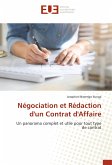 Négociation et Rédaction d'un Contrat d'Affaire