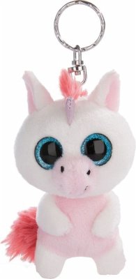 NICI 45551 - Glubschis Schlüsselanhänger, Einhorn Milky-Fee, 9 cm