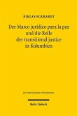 Der Marco jurídico para la paz und die Rolle der transitional justice in Kolumbien Der Marco jurídico para la paz und die Rolle der transitional justice in Kolumbien